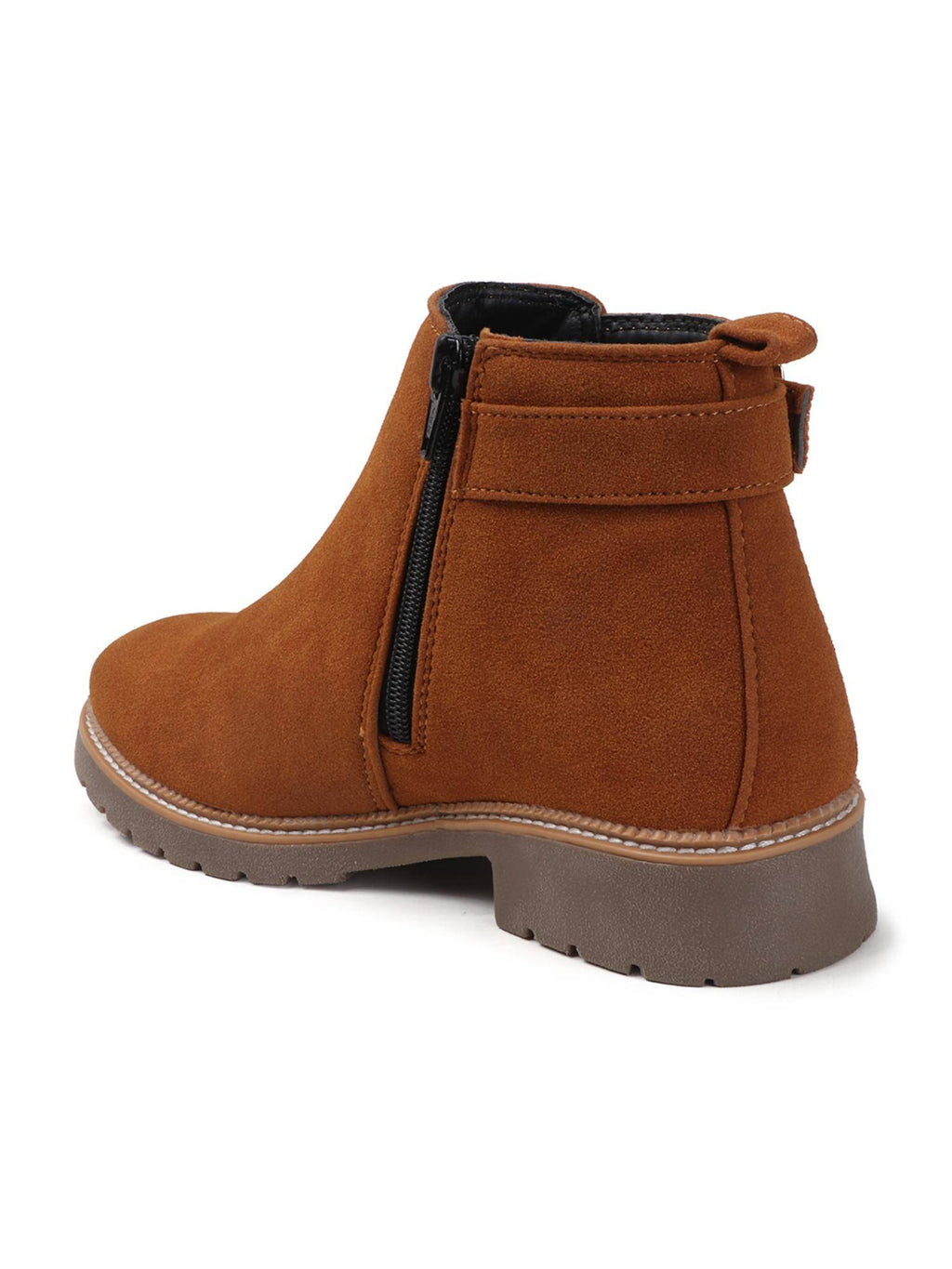 Women Brown Buckled Boots | BT61 - view 5