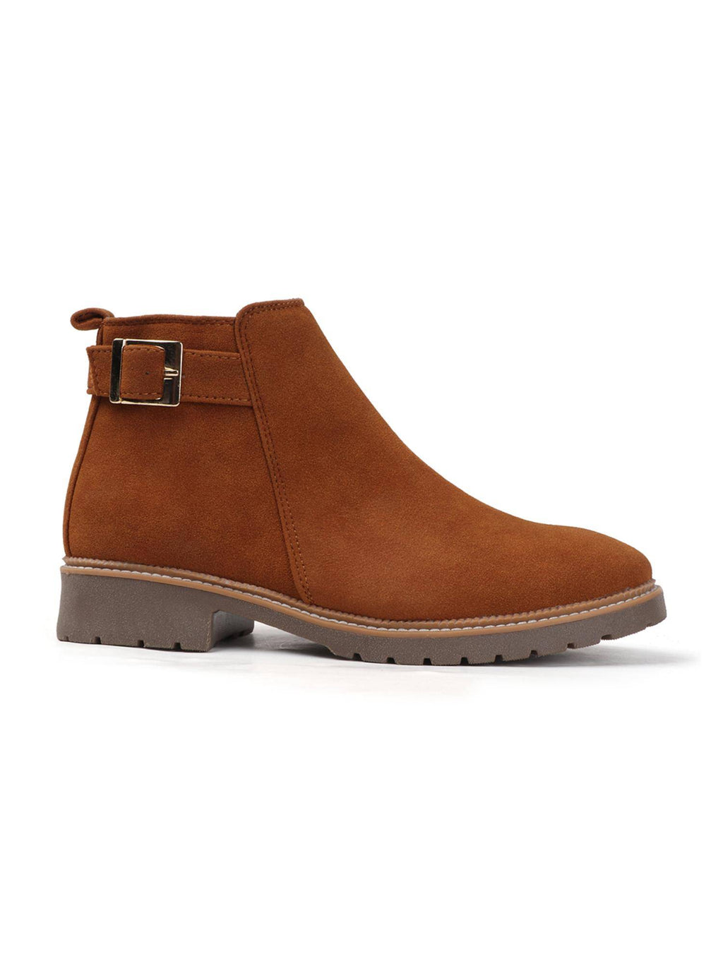 Women Brown Buckled Boots | BT61 - view 6