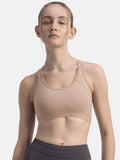1380 Wirefree Padded Cotton Elastane Active Bra - Black | sb09 - view 22