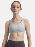 1380 Wirefree Padded Cotton Elastane Active Bra - Wine Tasting | sb09 - view 31