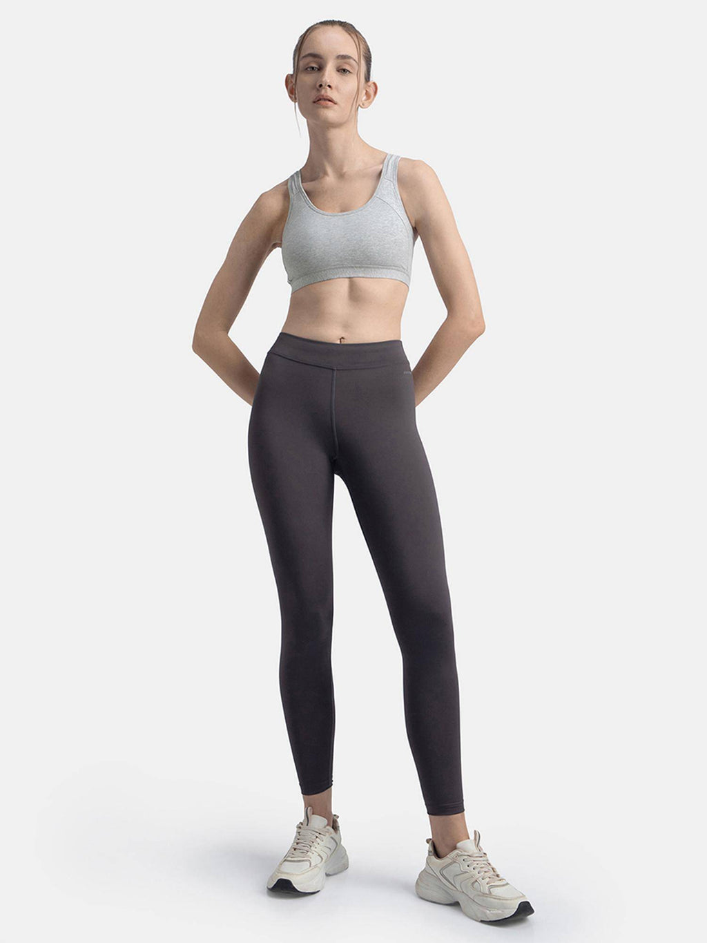1380 Wirefree Padded Cotton Elastane Active Bra - Wine Tasting | sb09 - view 34