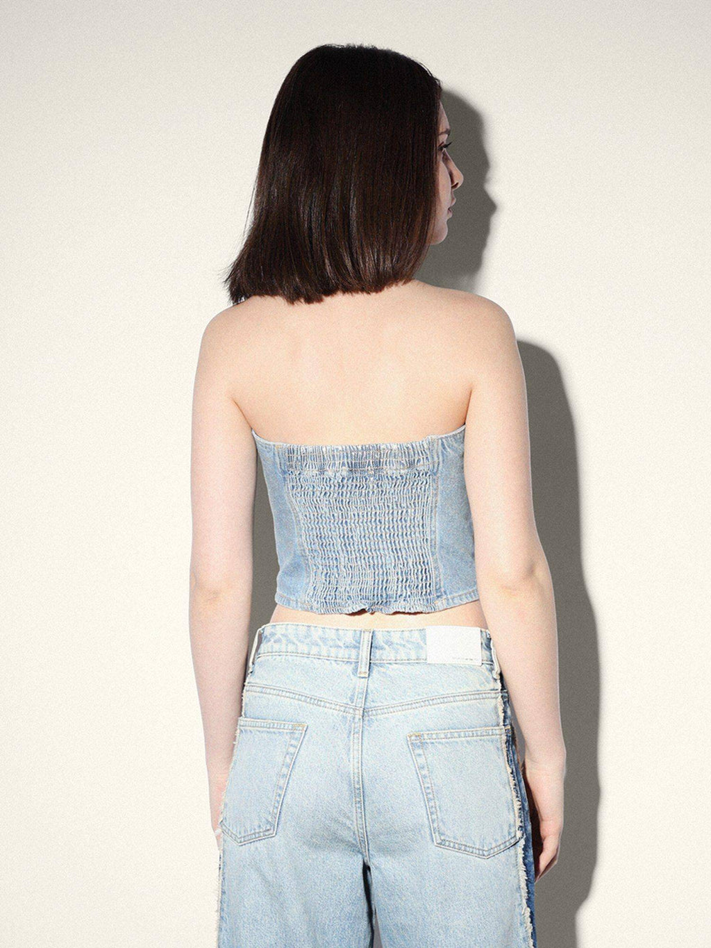 Blue Solid Tube Top | TT90 - view 6