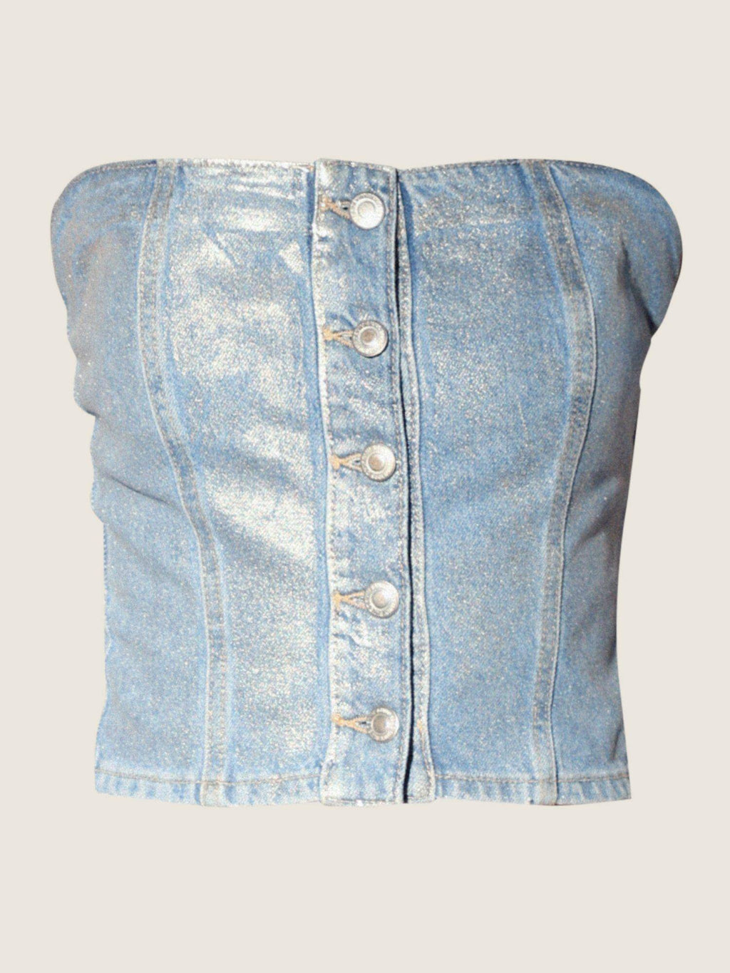 Blue Solid Tube Top | TT90 - view 7