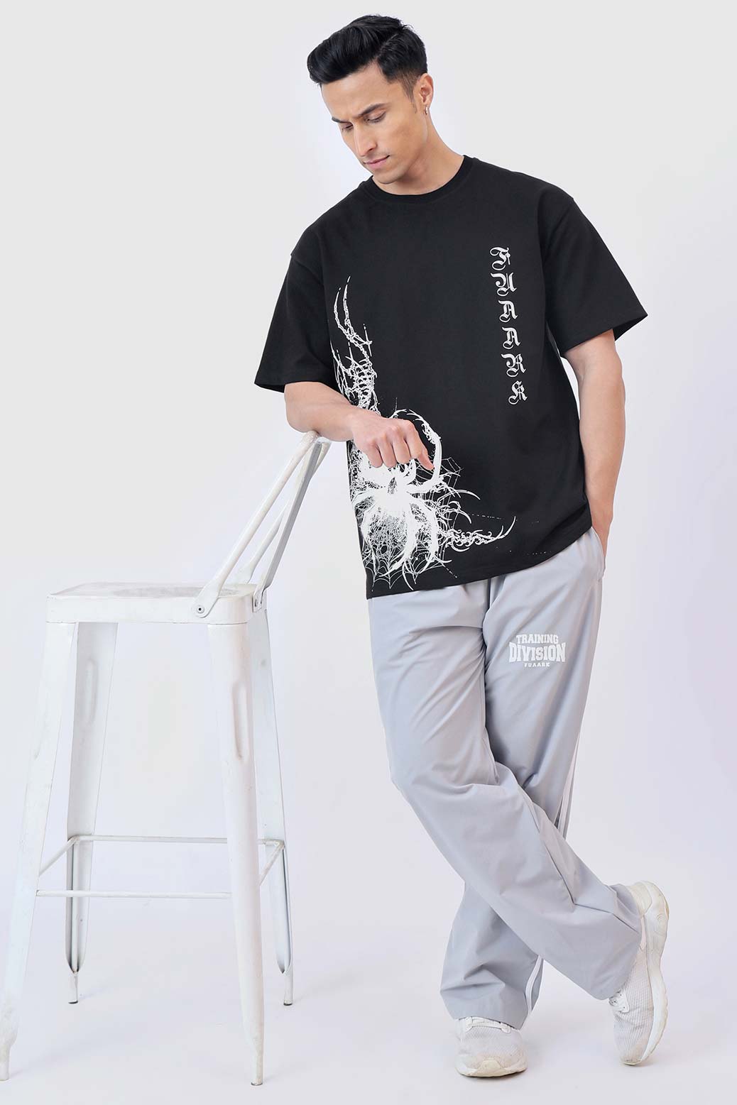 Dark Web Oversized T-shirt Black