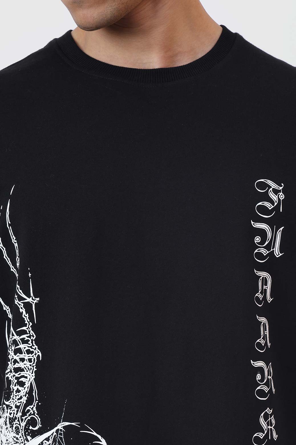 Dark Web Oversized T-shirt Black