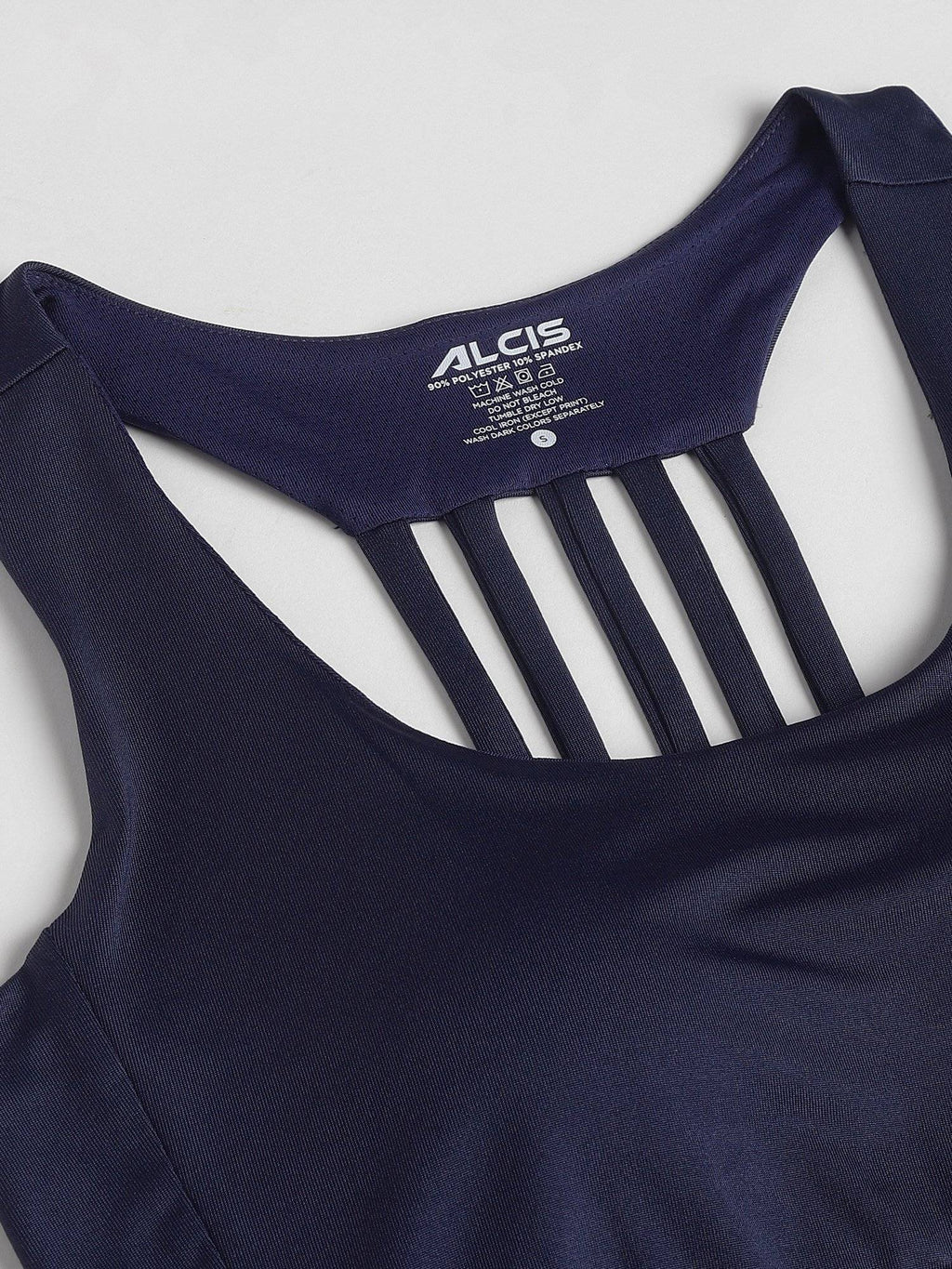 Women Black Anti Static Slim Fit Low Impact Sports Bra | sb09 - view 24