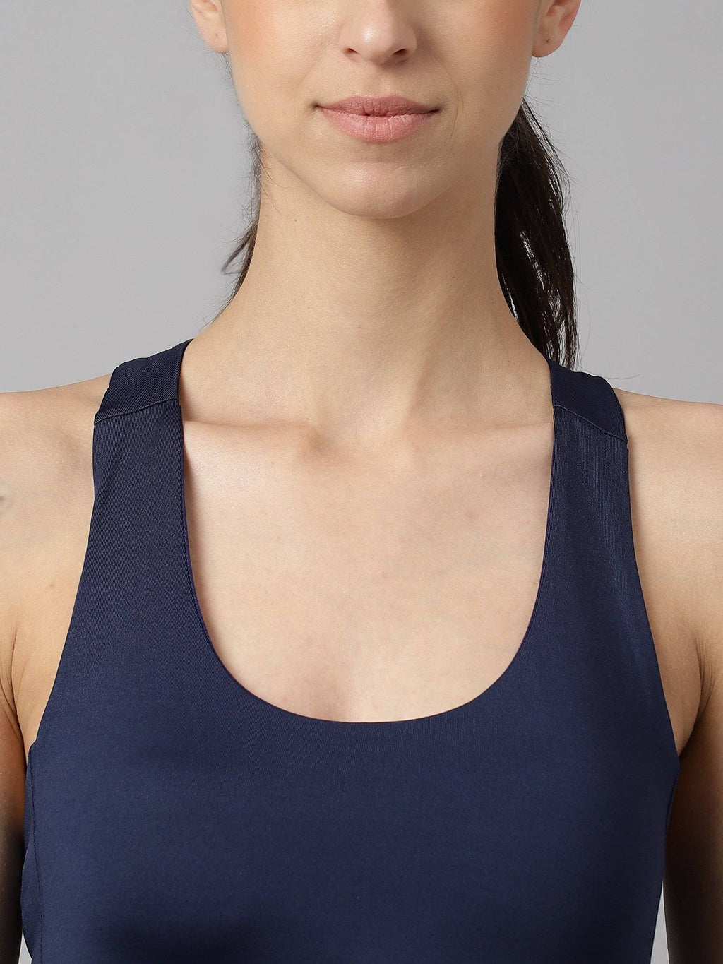 Women Black Anti Static Slim Fit Low Impact Sports Bra | sb09 - view 29