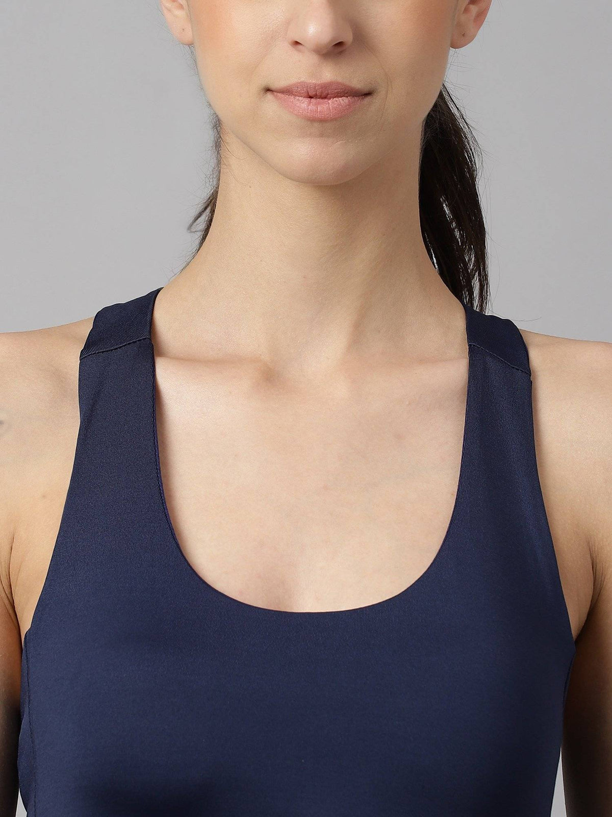 Women Black Anti Static Slim Fit Low Impact Sports Bra | sb09 - view 29
