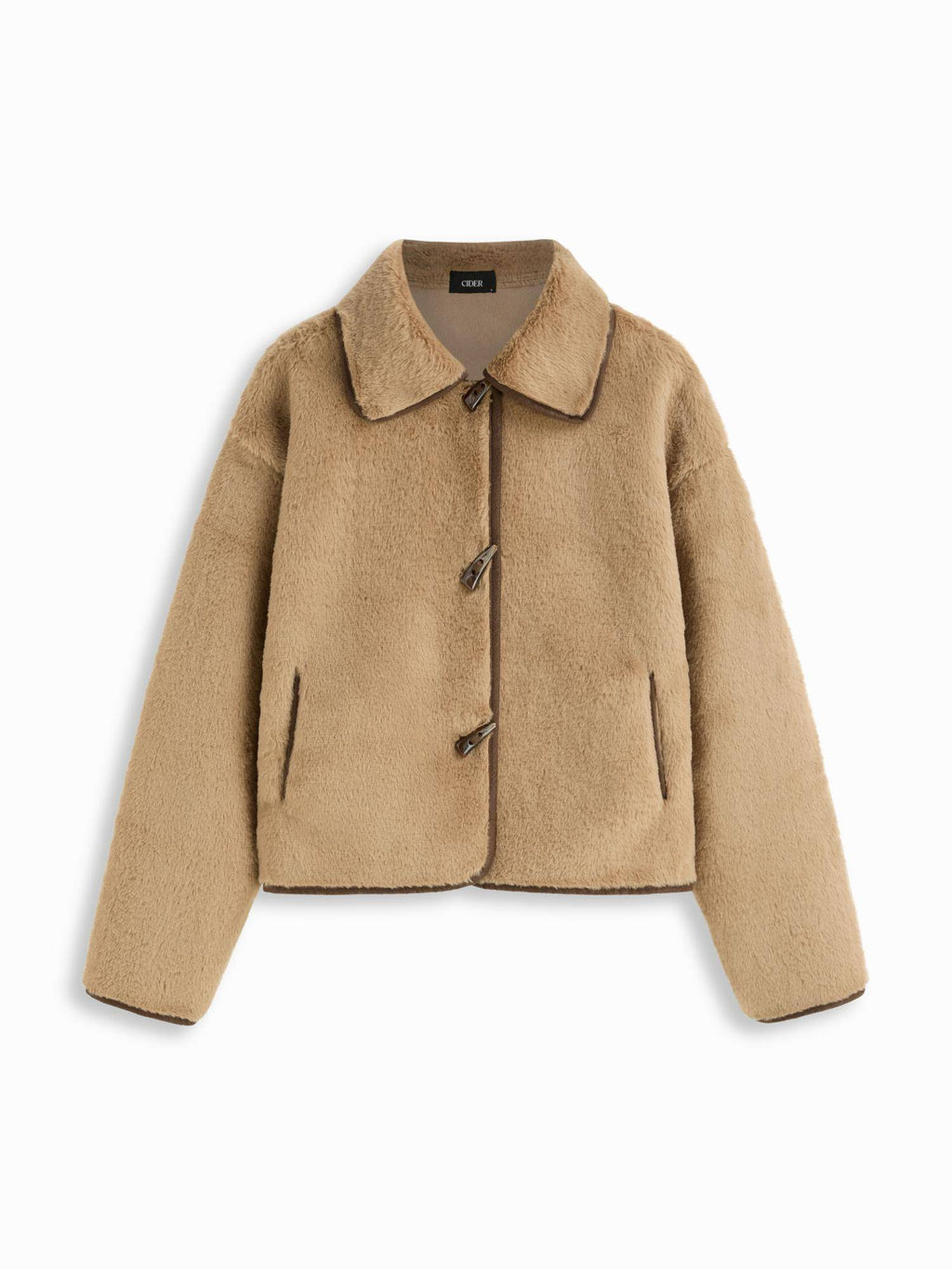 Flannel Collared Duffle Jacket | JC78 - view 9