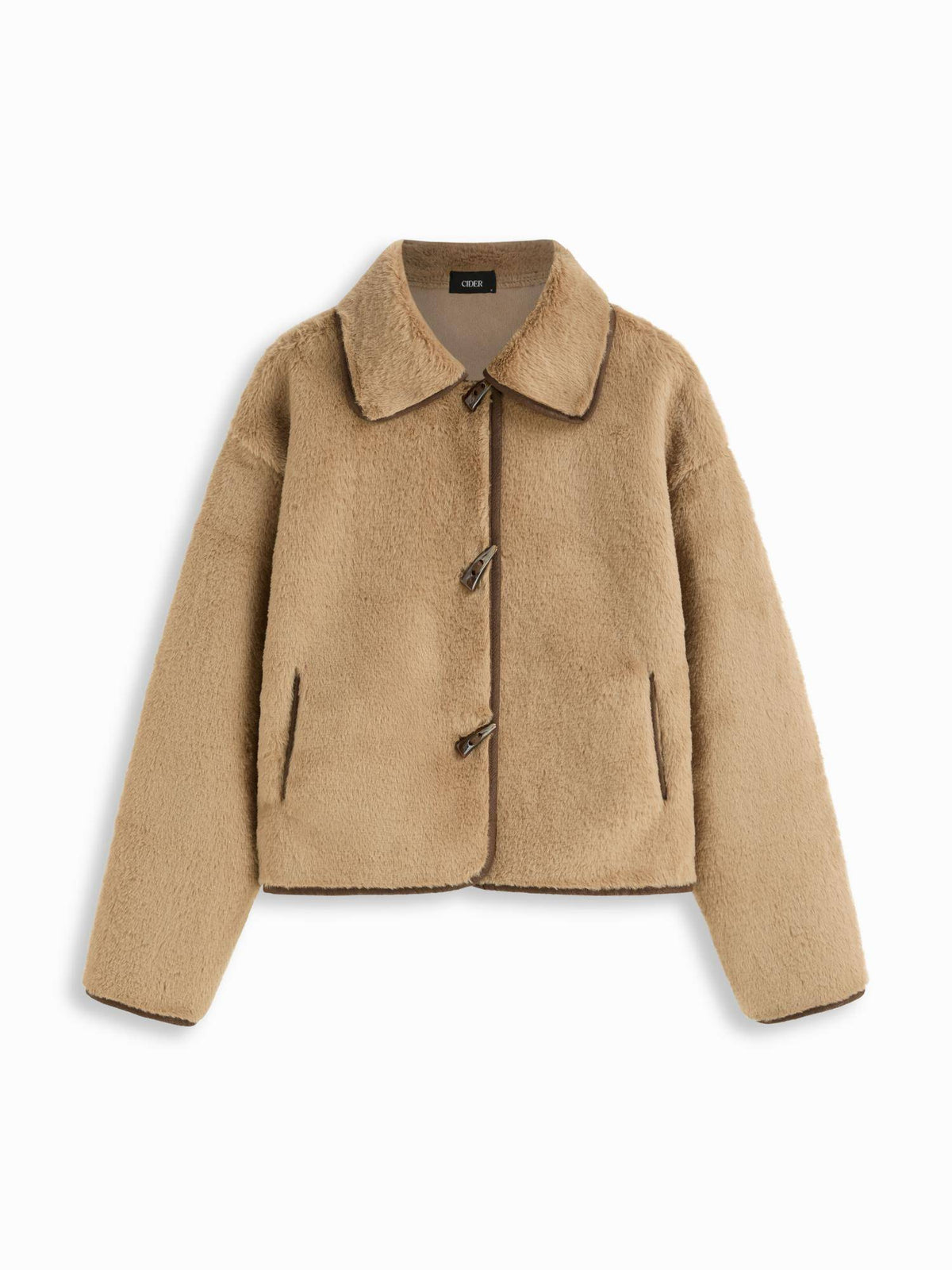 Flannel Collared Duffle Jacket | JC78 - view 9