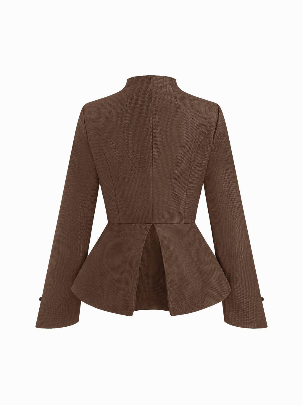Split Peplum Long Sleeve Jacket | JC78 - view 6