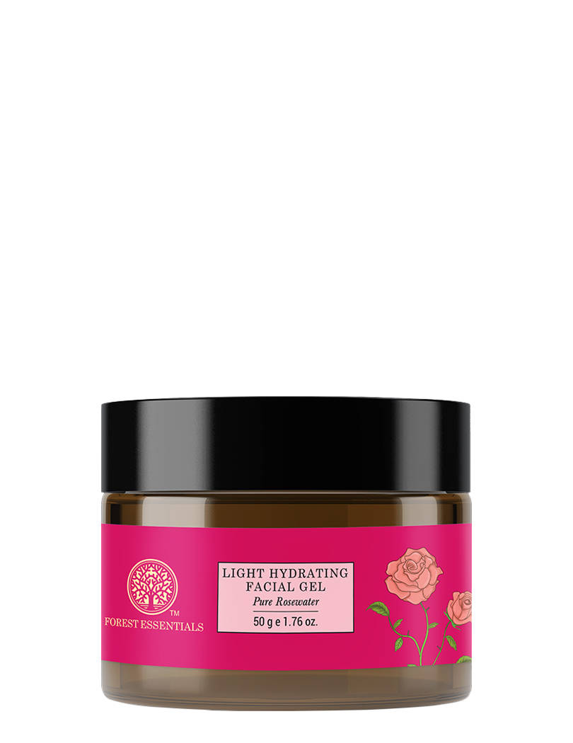 Light Hydrating Facial Gel with Pure Rosewater - Ayurvedic Lightweight Moisturiser | FC3 - view 1
