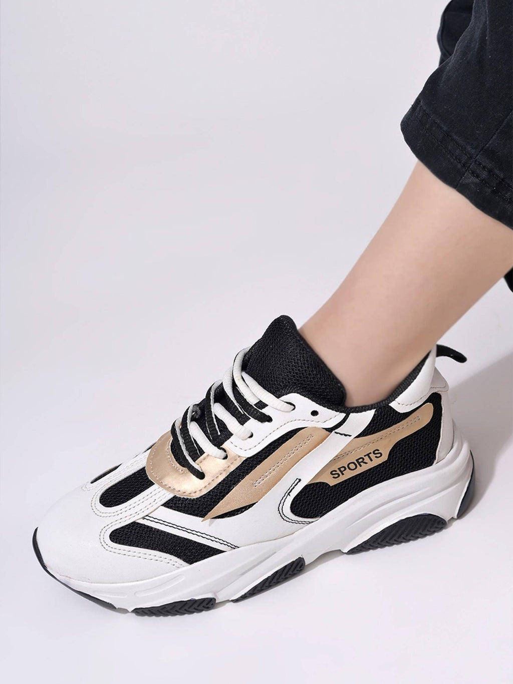 Smart Casual Comfortable White Sneakers for Women | SN09 - view 2