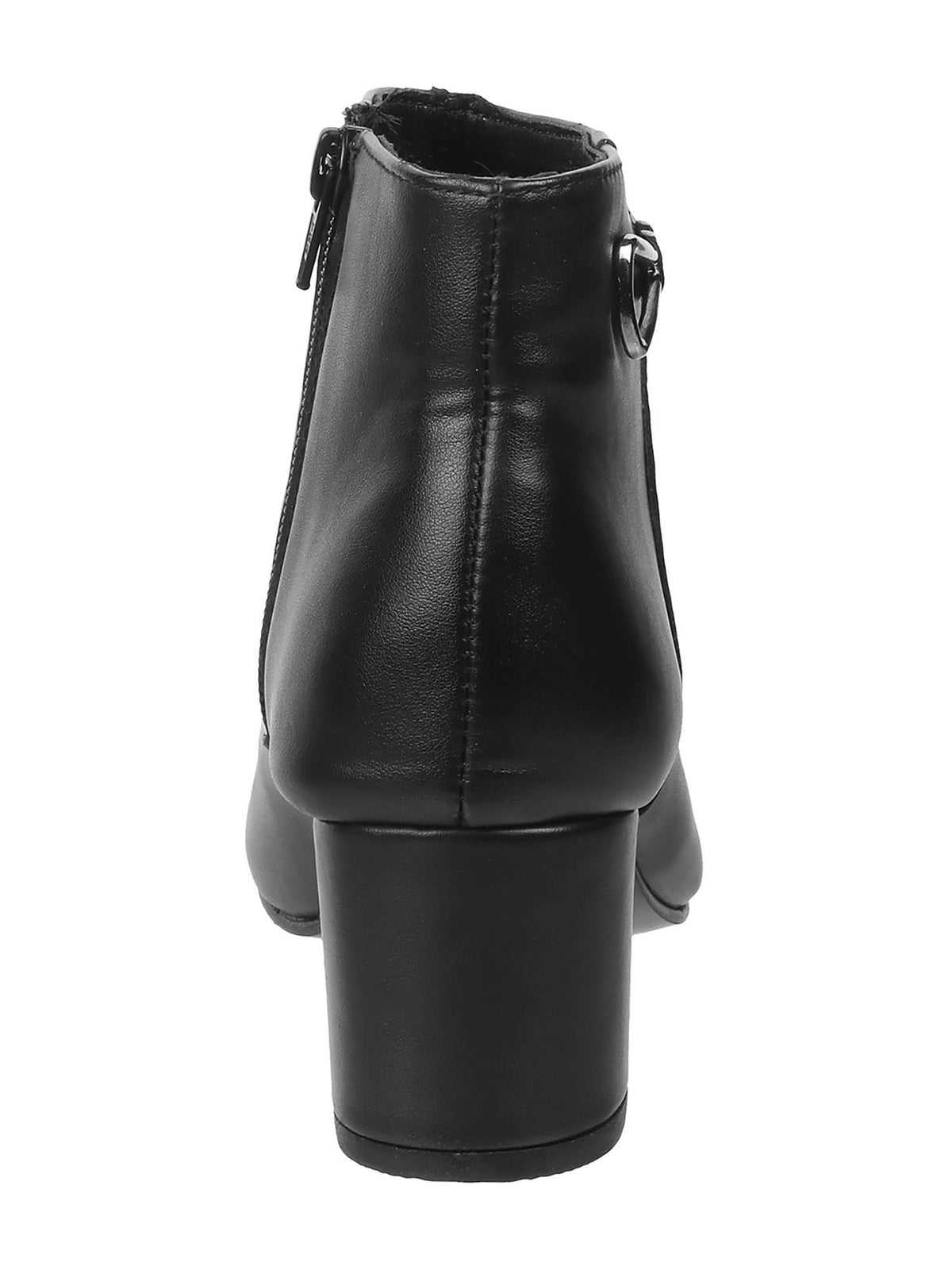 Solid Black Casual Boots | BT61 - view 3