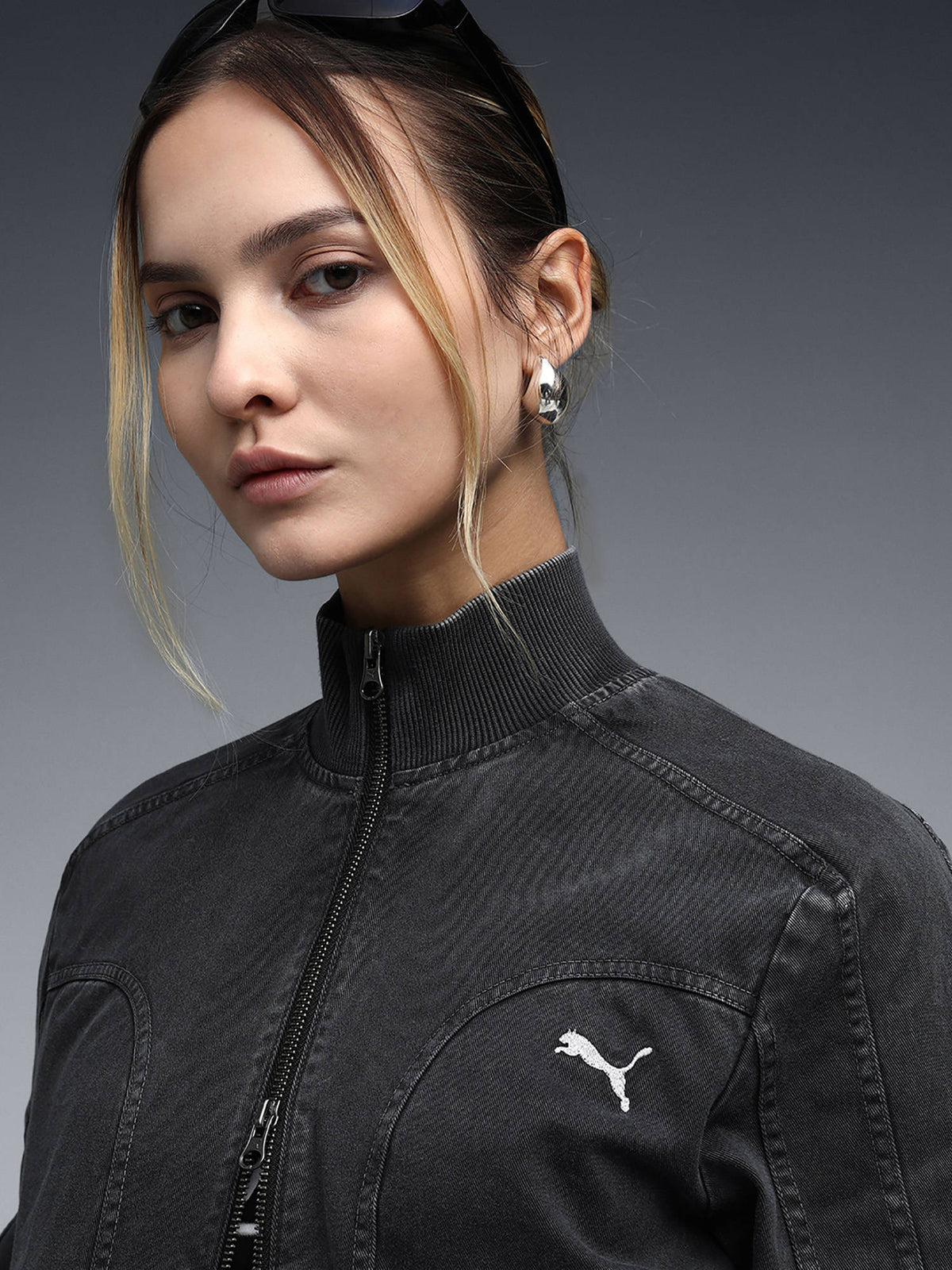FUTURE ARCHIVE Womens Washed Twill Short Jacket | JC78 - view 2