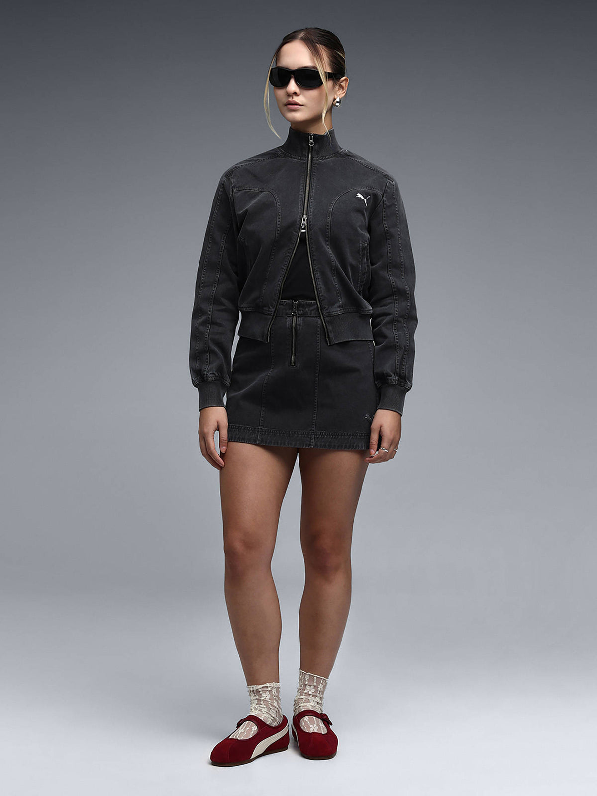 FUTURE ARCHIVE Womens Washed Twill Short Jacket | JC78 - view 3