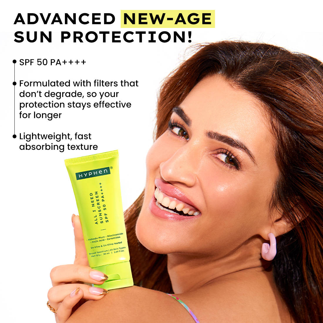 All I Need Sunscreen SPF50 PA++++, Moisturizes, Repairs UV Damage, In-Vivo Tested | FC3 - view 2