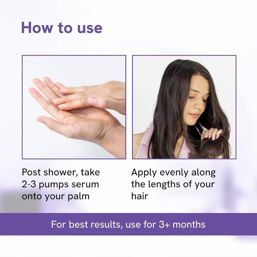 Hair Strengthening Serum - Controls Frizz, Detangles & Treats Dry, Damaged Hair | BWS9 - view 4