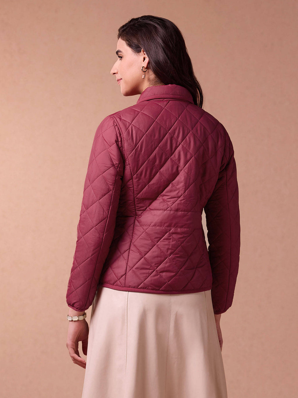 Spread Collar Puffer Jacket | JC78 - view 4