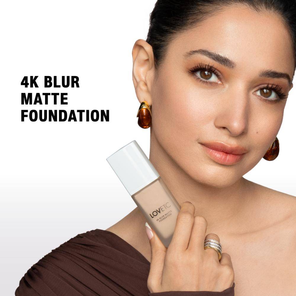 4K Blur Matte Foundation, Longwear High Coverage | F14 - view 2