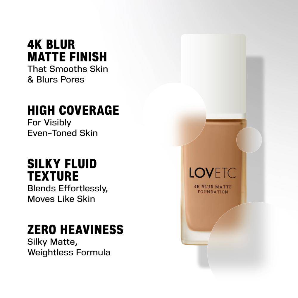 4K Blur Matte Foundation, Longwear High Coverage | F14 - view 3