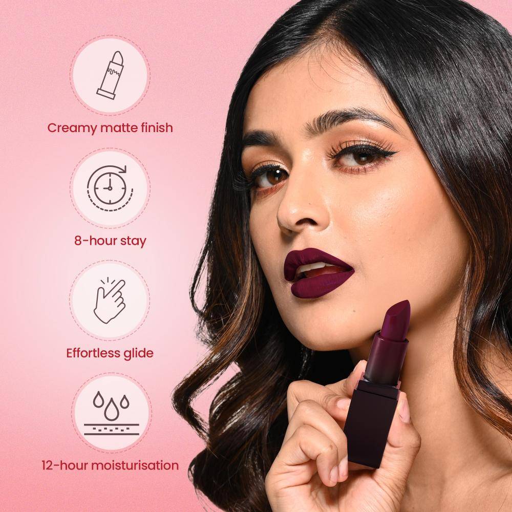 HD Matte Lipstick , High Coverage , Lightweight | L12 - view 30