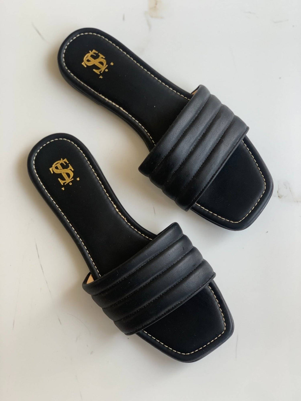 Stfy Solid Toned Sliders | F61 - view 2