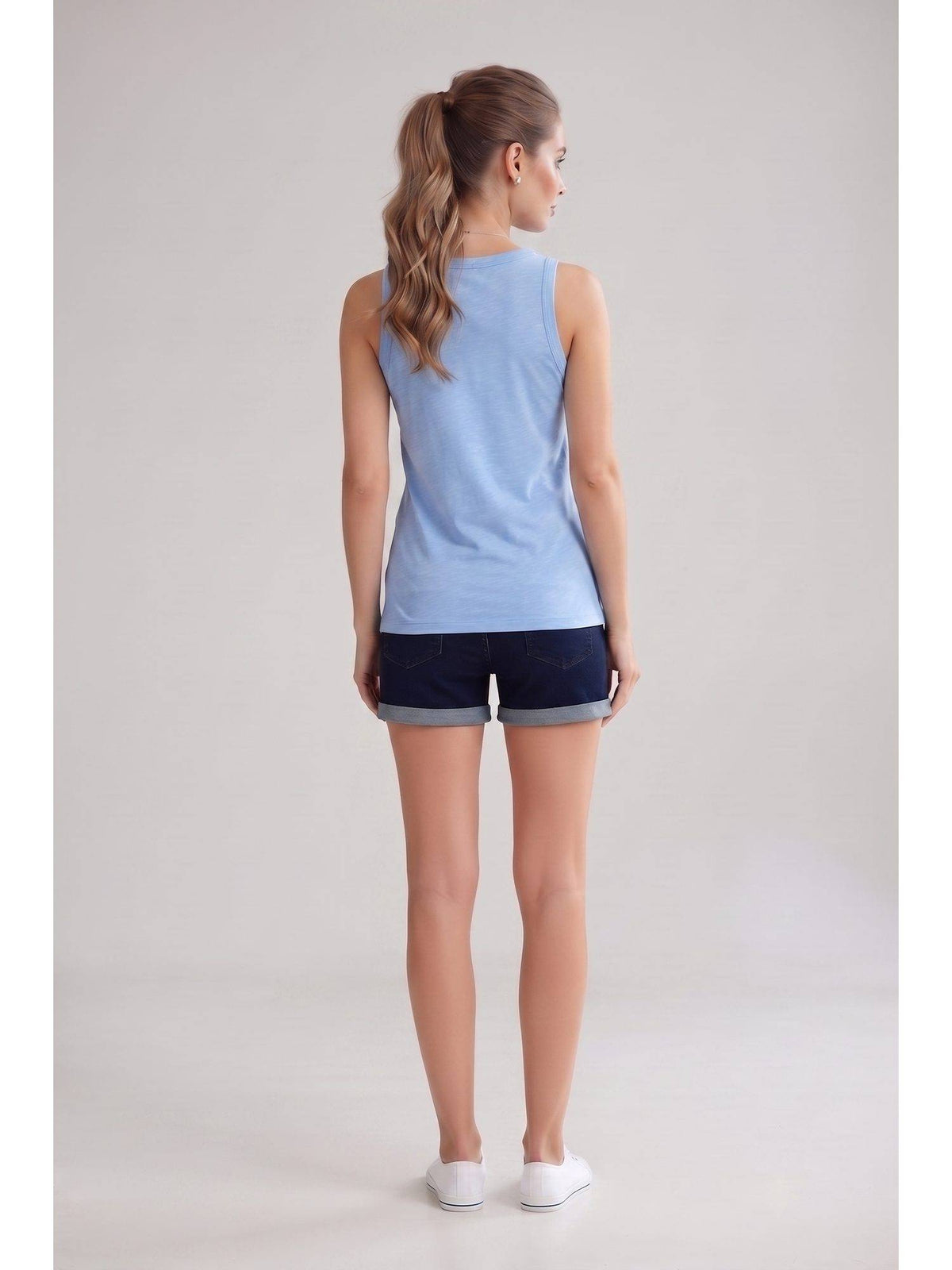 Beige Wineberry Womens Tank Top | TT98 - view 17