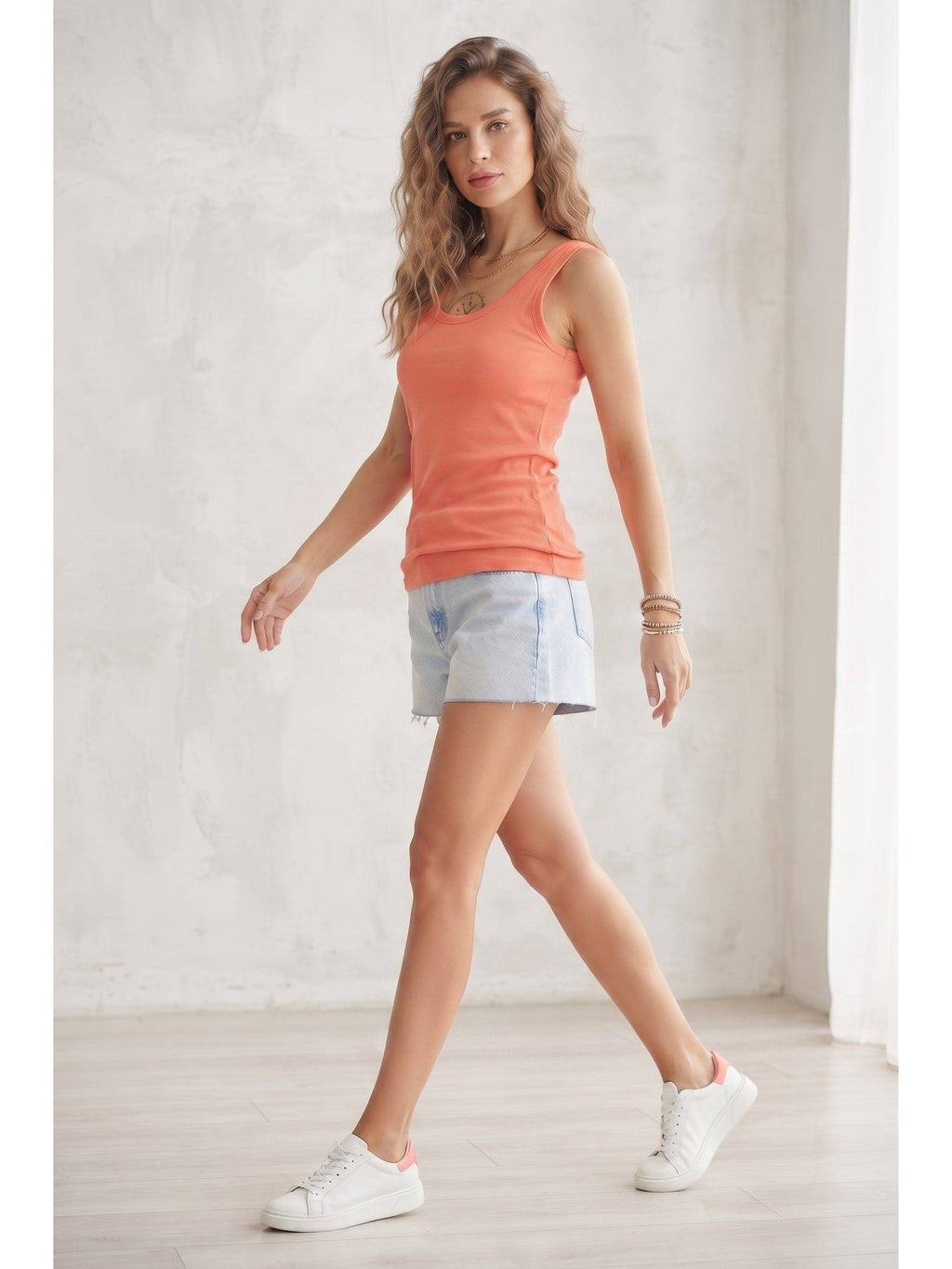 Pink Wineberry Womens Tank Top | TT98 - view 28
