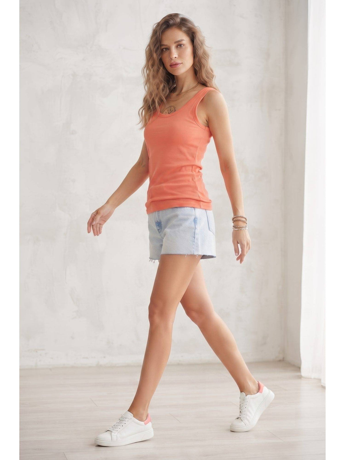 Pink Wineberry Womens Tank Top | TT98 - view 28