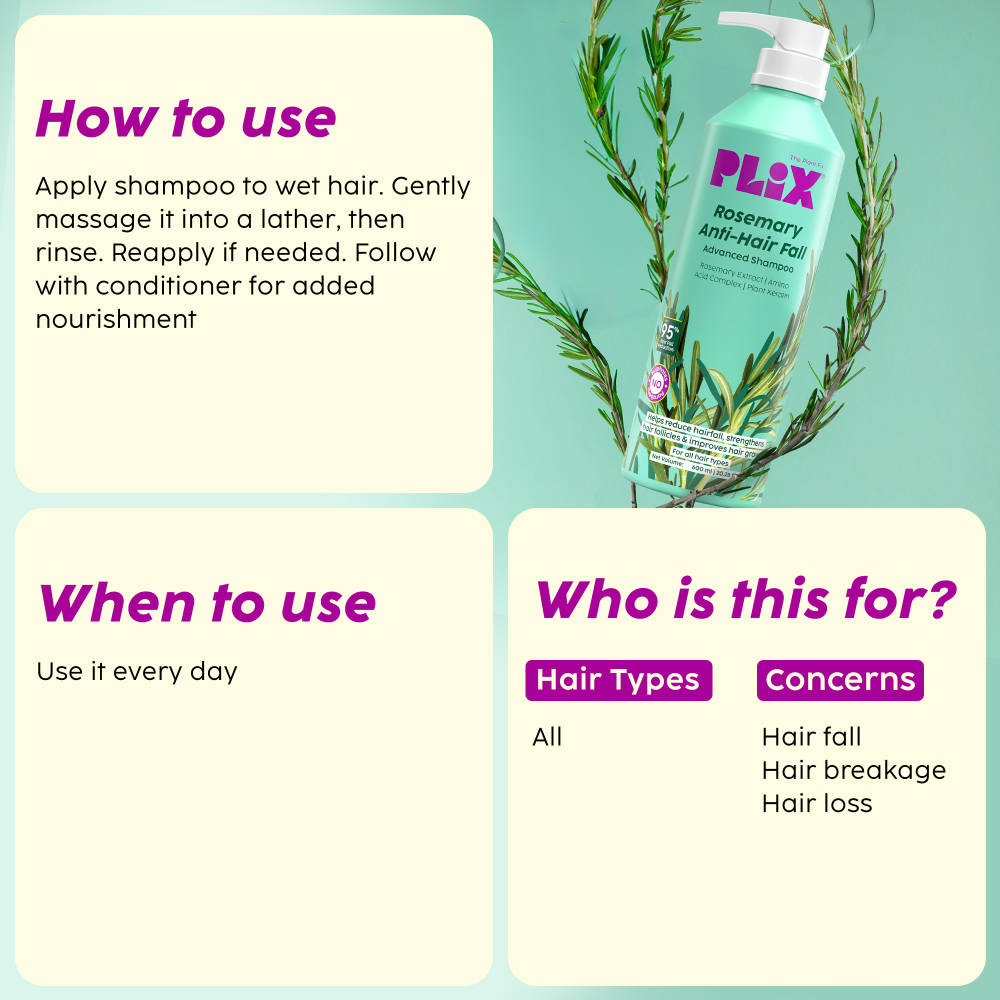 The Plant Fix Rosemary Anti Hairfall Advanced Shampoo | PL1 - view 12