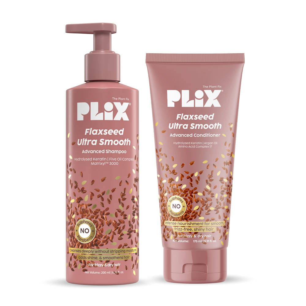 The Plant Fix Flaxseed Ultra Smooth Advanced Shampoo & Conditioner Combo | PL1 - view 1