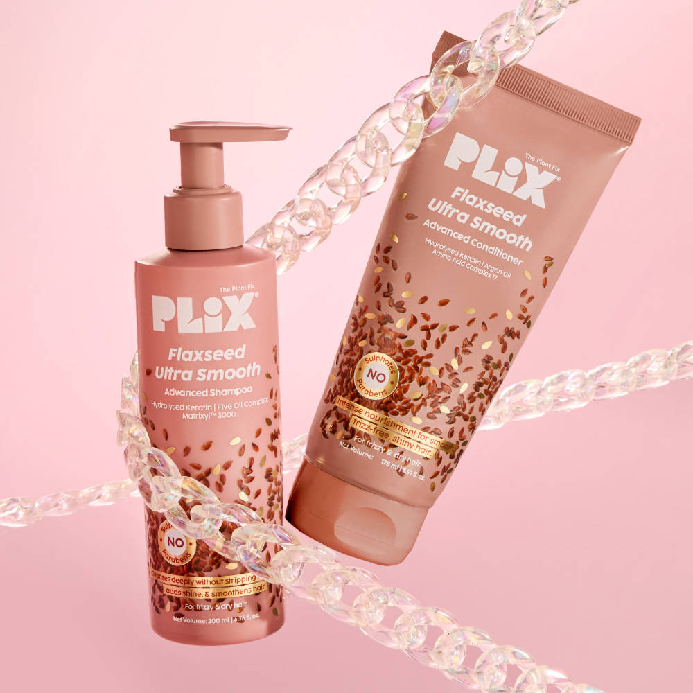 The Plant Fix Flaxseed Ultra Smooth Advanced Shampoo & Conditioner Combo | PL1 - view 3