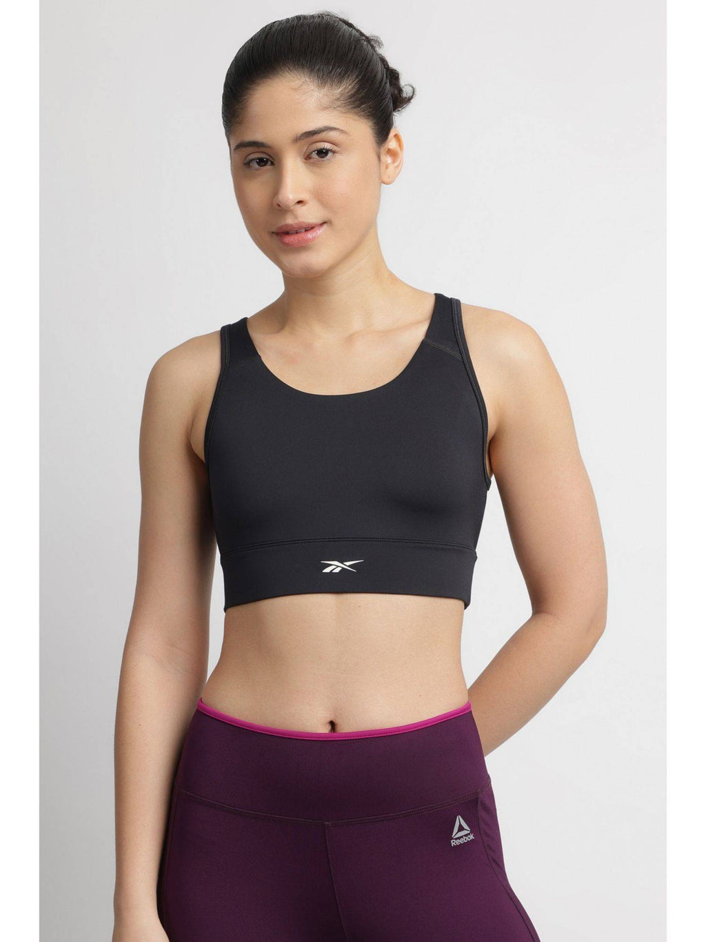 Women Black Sports Bra | sb09 - view 1
