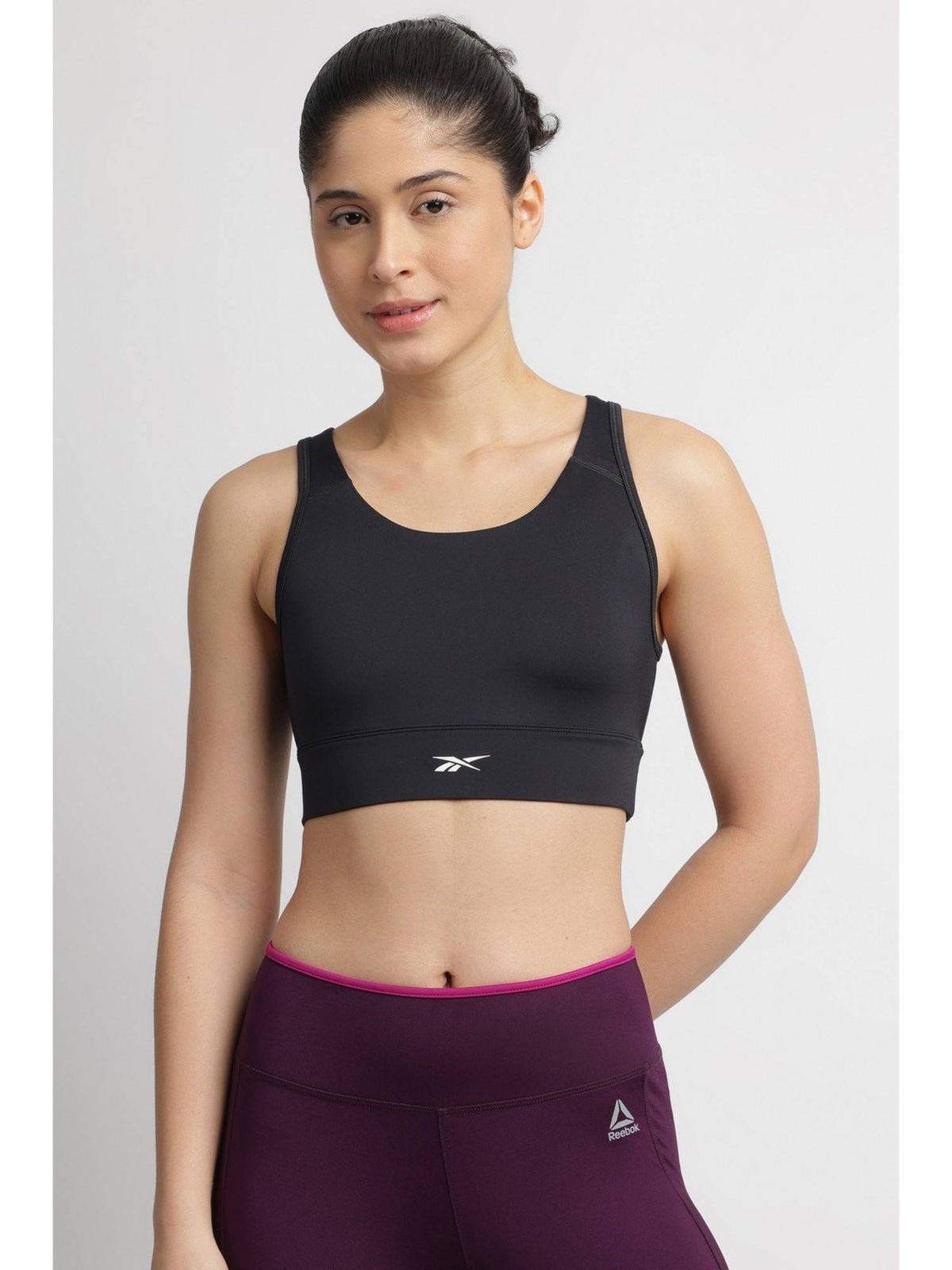Women Black Sports Bra | sb09 - view 1