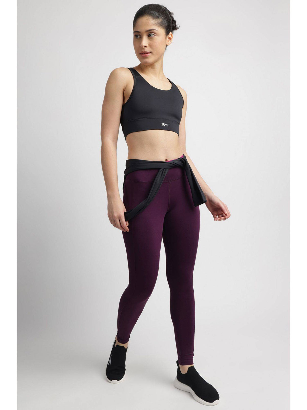 Women Black Sports Bra | sb09 - view 5