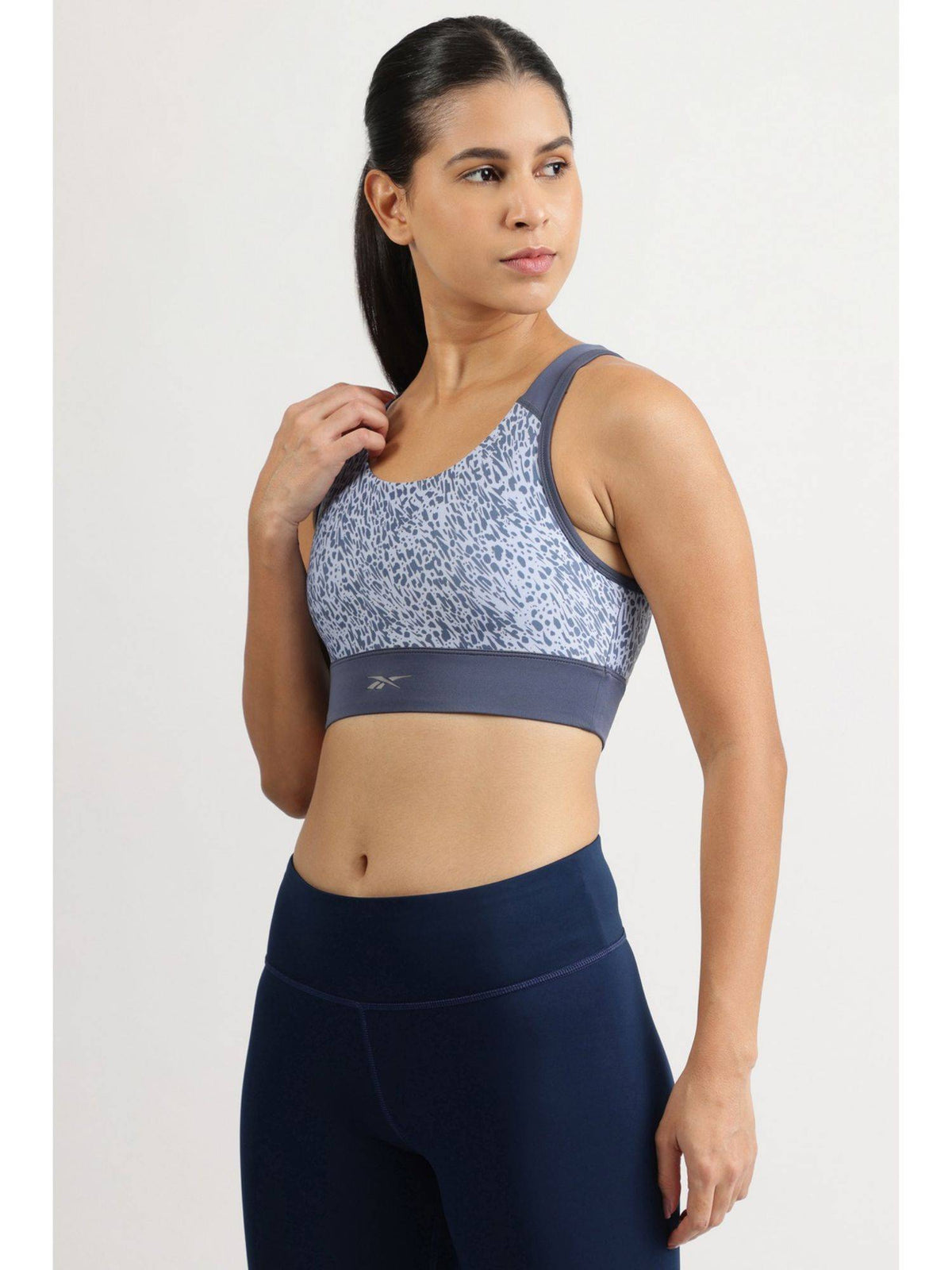 Women Grey Sports Bra | sb09 - view 2
