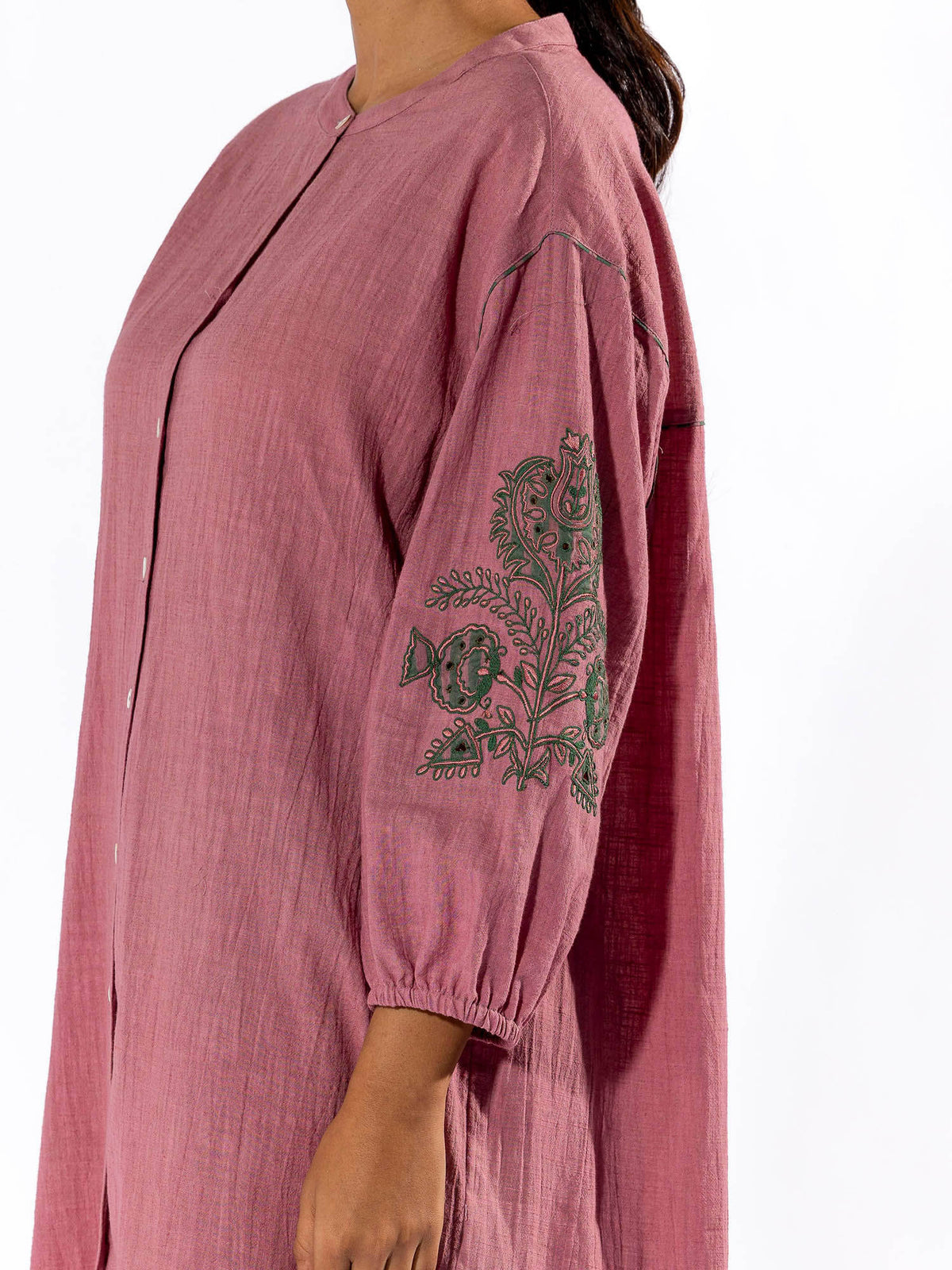 Peach Cotton Kurta | FY93 - view 5