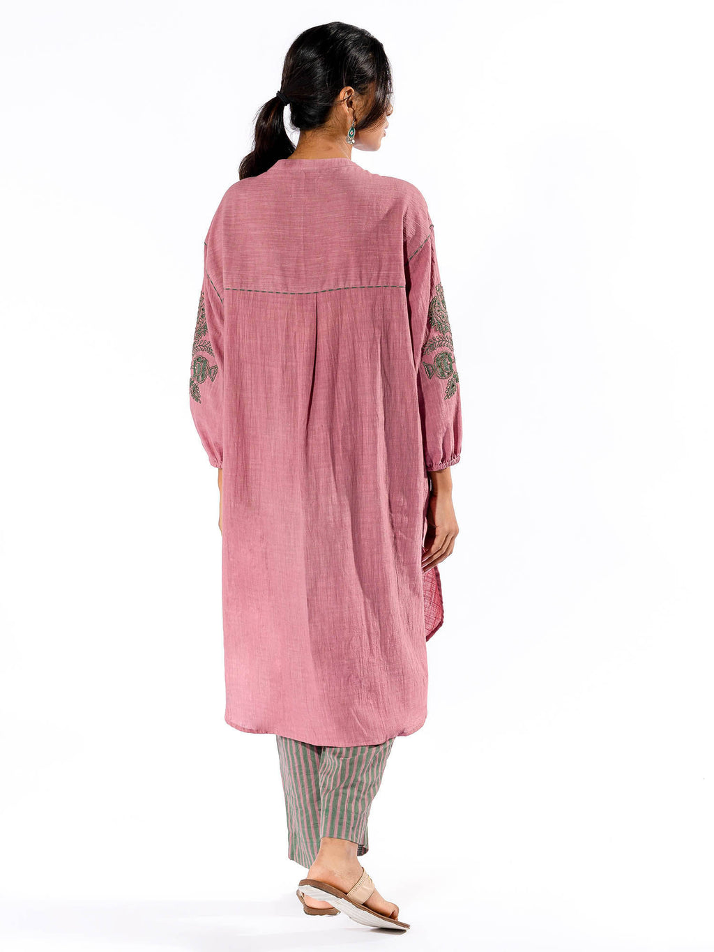 Peach Cotton Kurta | KDG - view 6