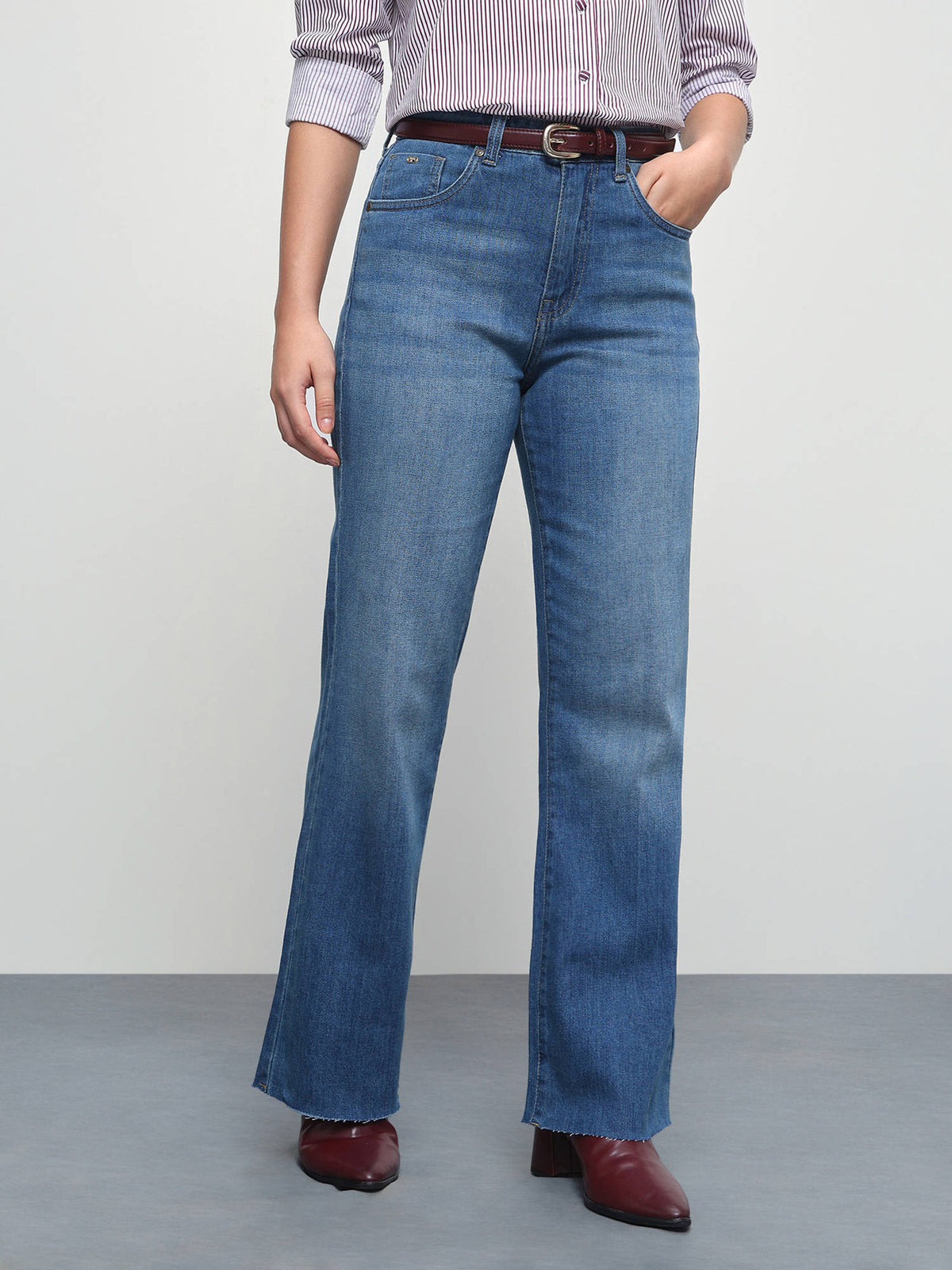 Blue Women High Rise Jeans | ST23 - view 6