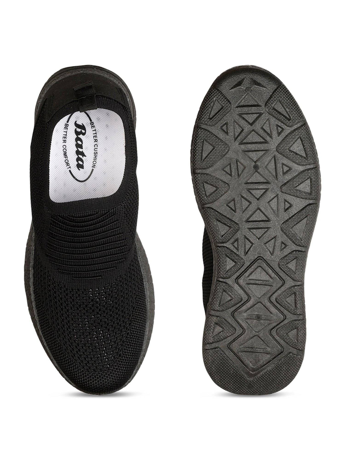Women Slip On Walking Shoes Black | SH9 - view 4