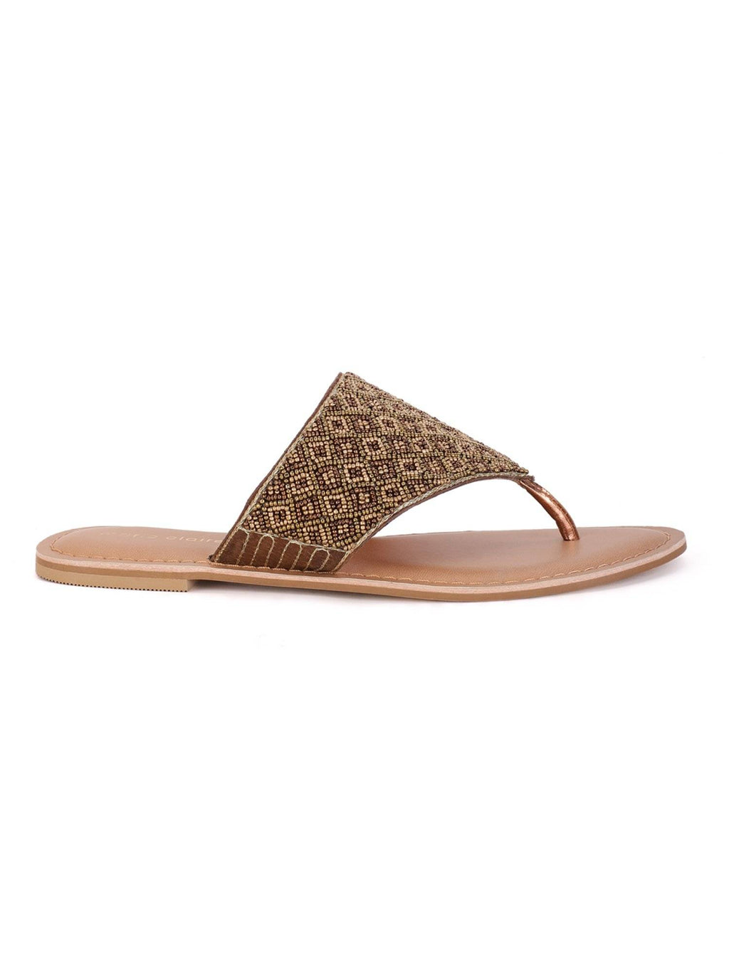 Women Slip-On Flats Tan | F61 - view 2