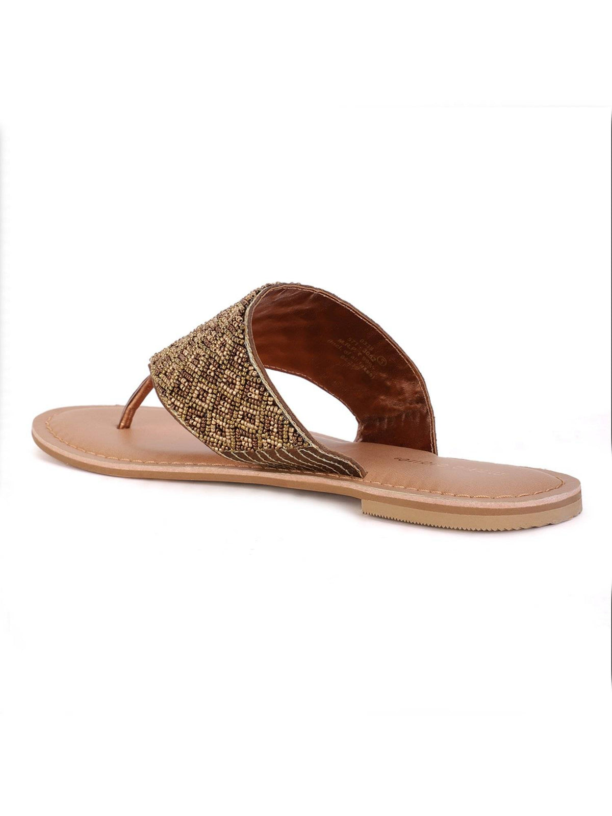 Women Slip-On Flats Tan | F61 - view 3
