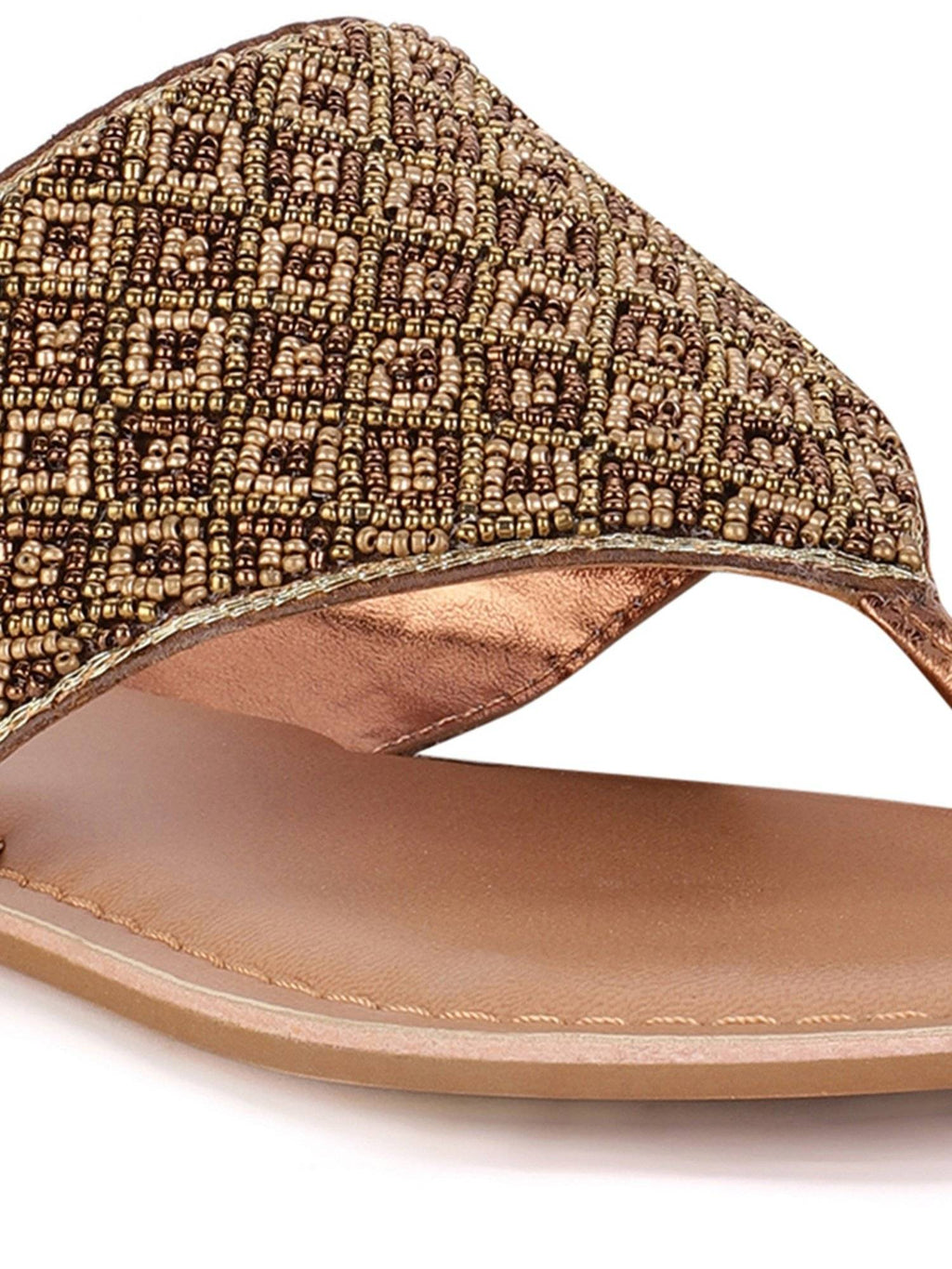 Women Slip-On Flats Tan | F61 - view 5