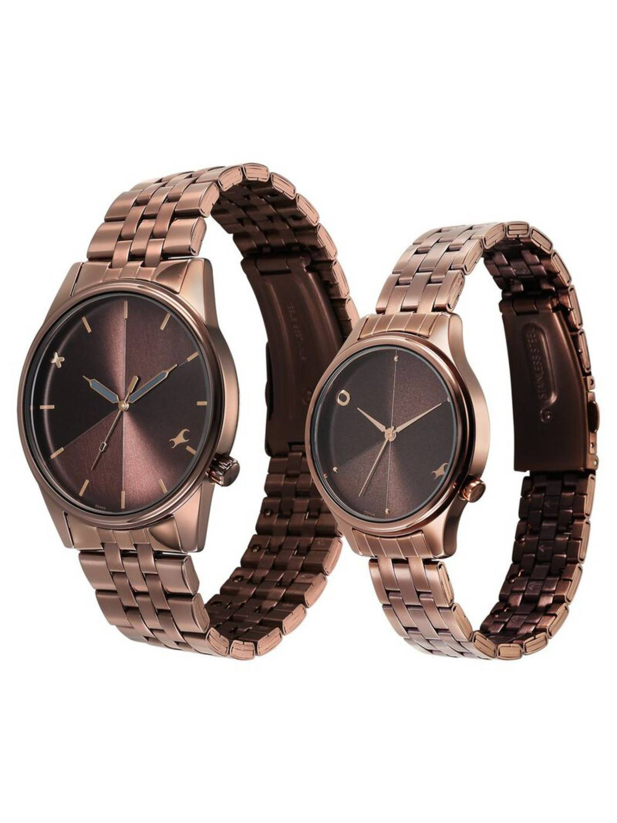 Mixmatched 3 Brown Dial Stainless Steel Analog Watch - 33056296QM02P | W92 - view 3