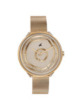 Stunner 8.0 Rose Gold Dial Leather Analog Watch - 6303WM01 | W92 - view 1