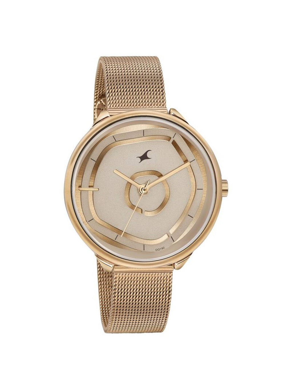 Stunner 8.0 Rose Gold Dial Leather Analog Watch - 6303WM01 | W92 - view 2