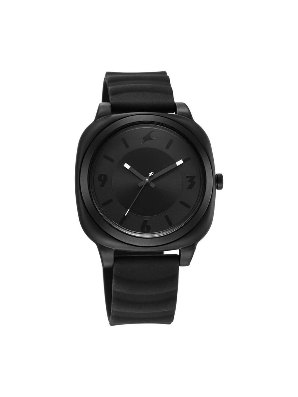 Hype All Black Dial Silicon Analog Watch - 68034PP03W | W92 - view 2