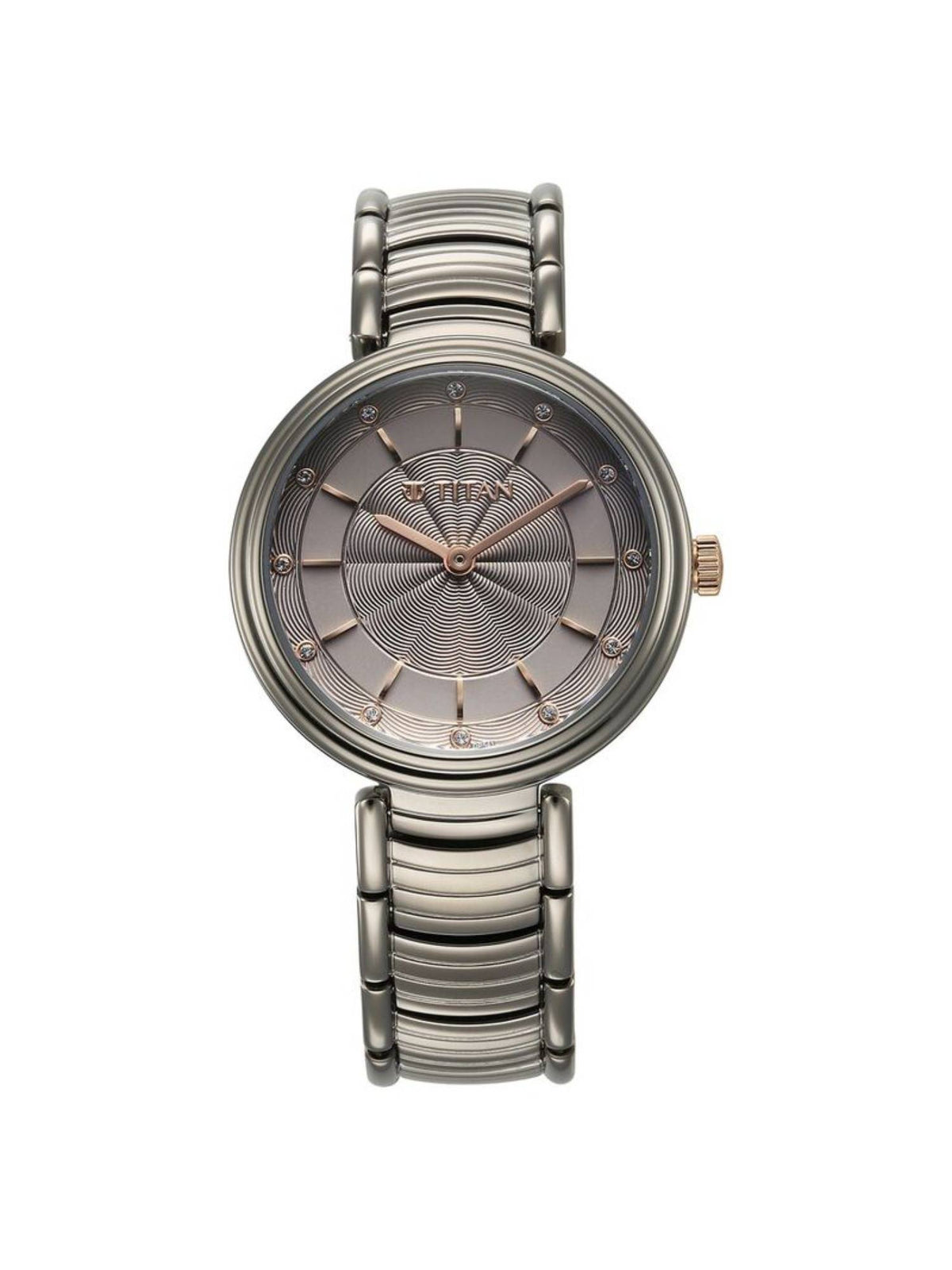 Aura Phase 2 Silver Dial Stainless Steel Analog Watch - 95240KM01 | W92 - view 1
