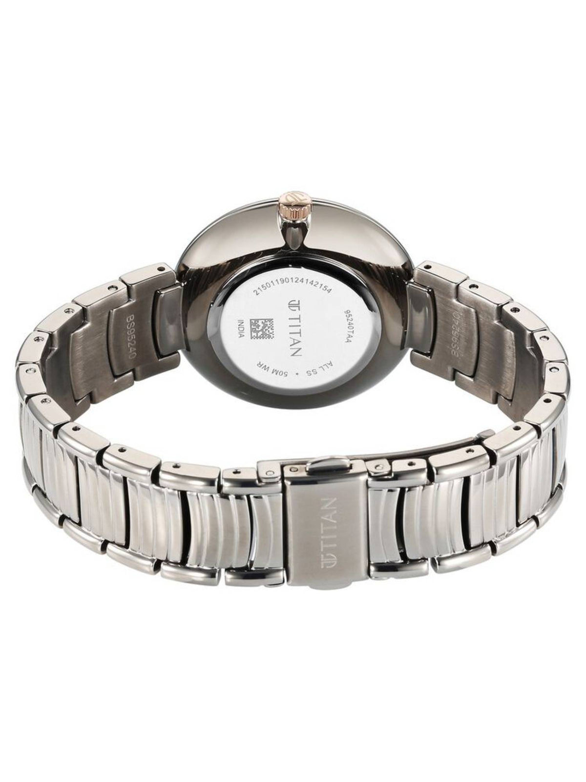 Aura Phase 2 Silver Dial Stainless Steel Analog Watch - 95240KM01 | W92 - view 5